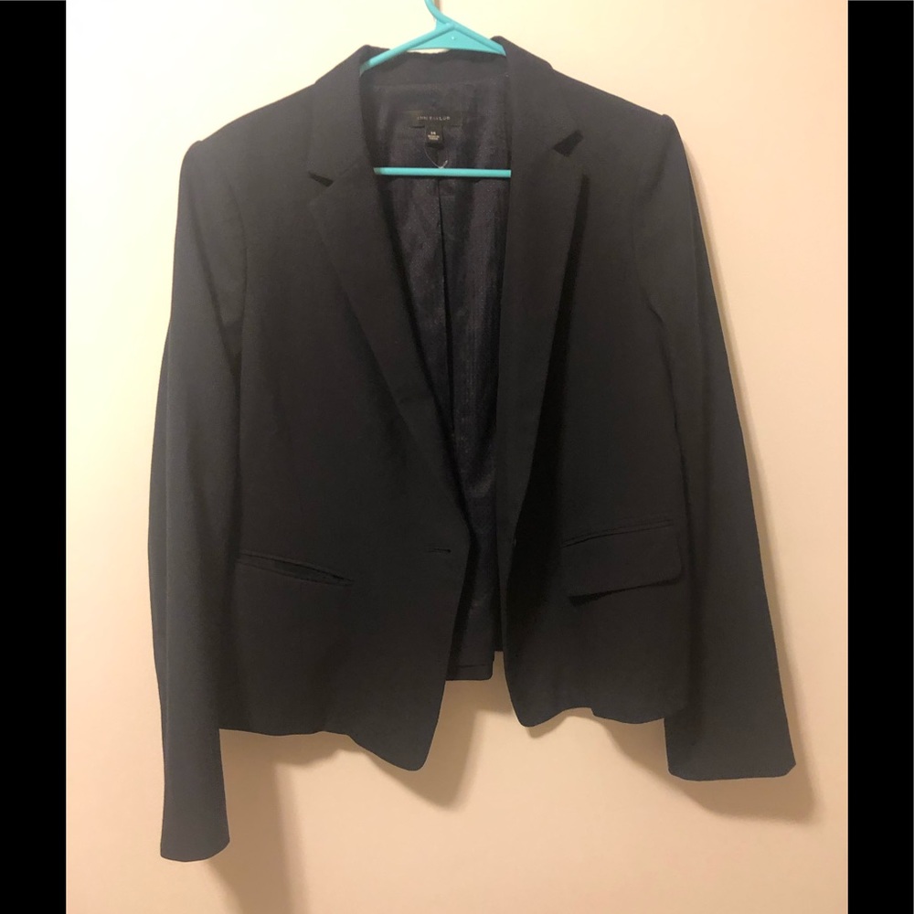 Ann Taylor Black Blazer Size 14